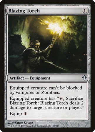 Blazing Torch [Zendikar] | Tabernacle Games