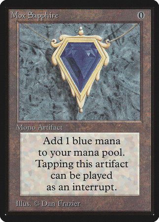 Mox Sapphire [Limited Edition Beta] | Tabernacle Games