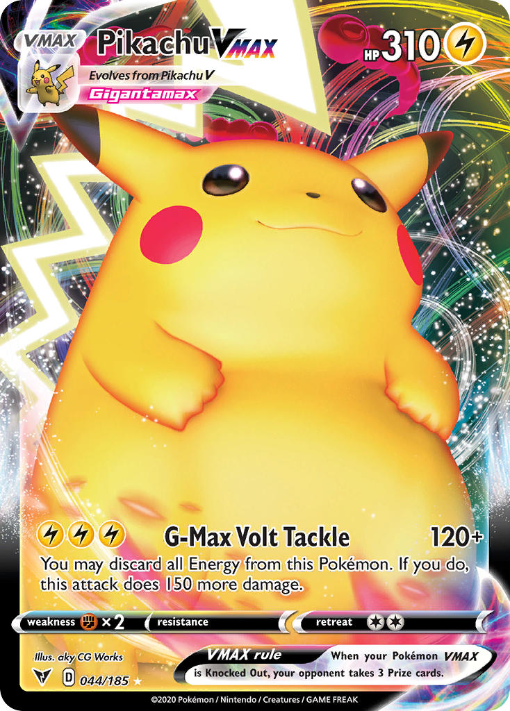 Pikachu VMAX (044/185) [Sword & Shield: Vivid Voltage] | Tabernacle Games