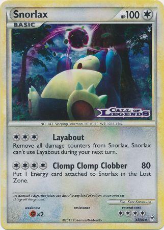 Snorlax (33/95) (Prerelease Promo) [Nintendo: Black Star Promos] | Tabernacle Games