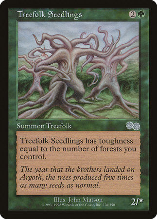 Treefolk Seedlings [Urza's Saga] | Tabernacle Games