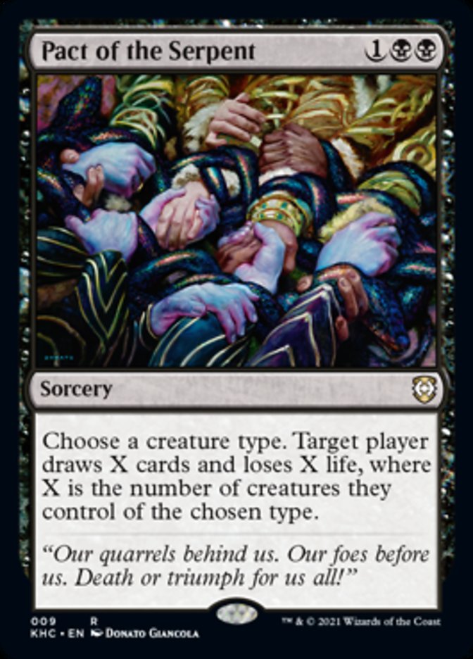 Pact of the Serpent [Kaldheim Commander] | Tabernacle Games