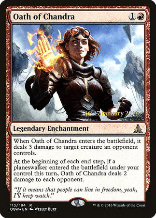 Oath of Chandra [Oath of the Gatewatch Promos] | Tabernacle Games