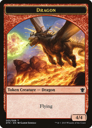 Dragon Token [Dragons of Tarkir Tokens] | Tabernacle Games