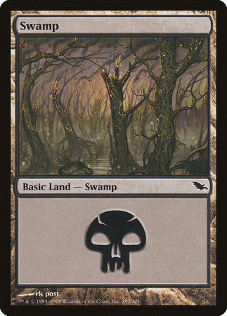 Swamp (292) [Shadowmoor] | Tabernacle Games