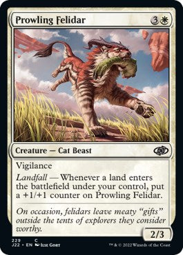 Prowling Felidar [Jumpstart 2022] | Tabernacle Games