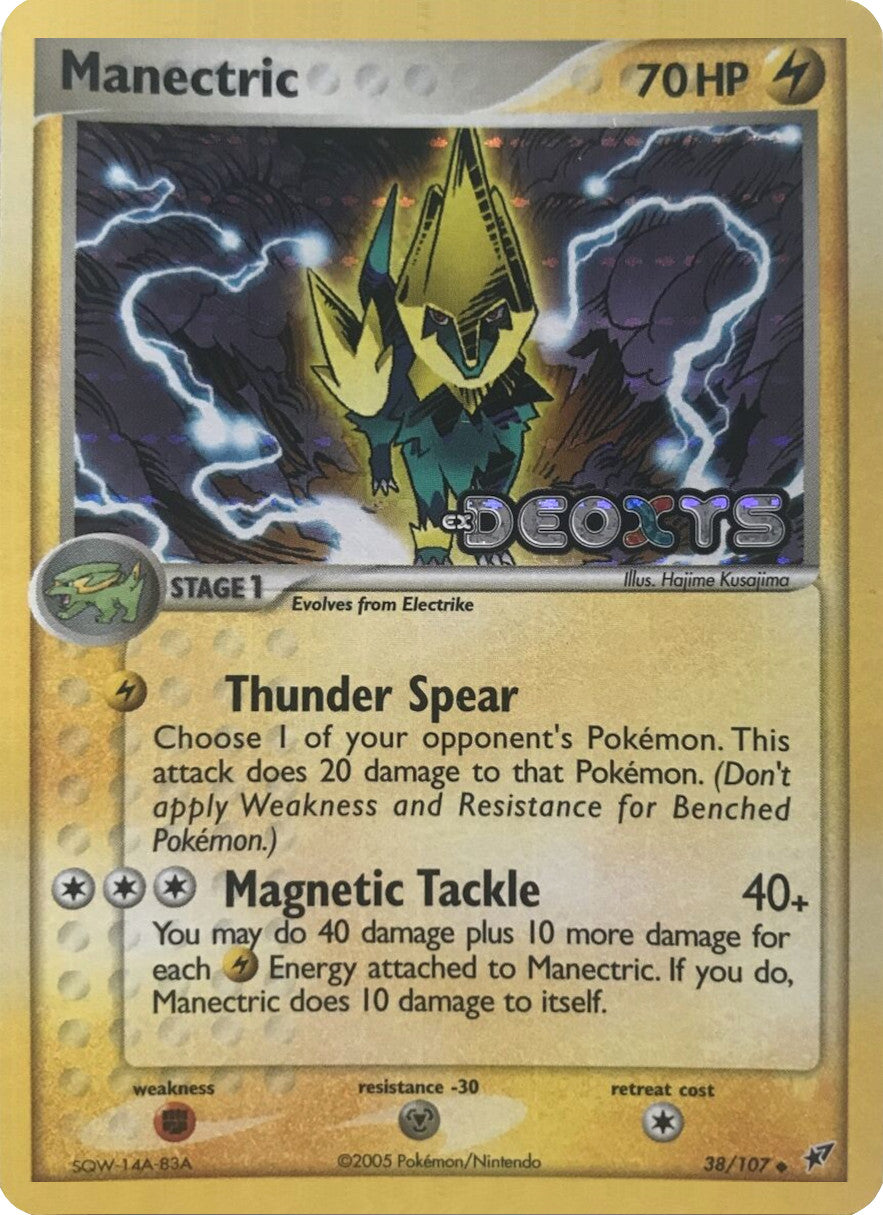 Manectric (38/107) (Stamped) [EX: Deoxys] | Tabernacle Games