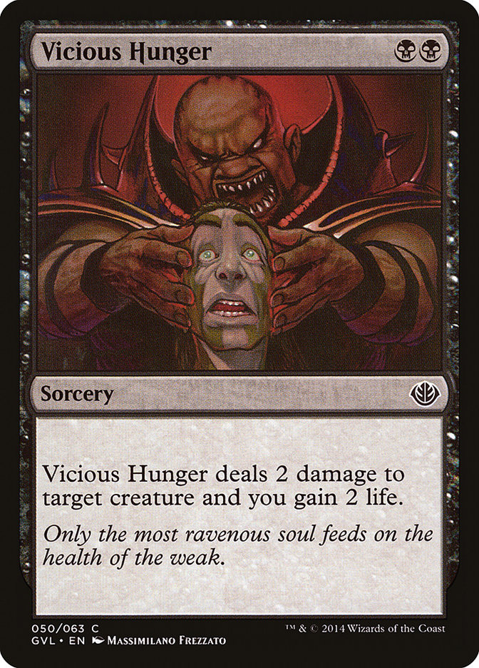 Vicious Hunger (Garruk vs. Liliana) [Duel Decks Anthology] | Tabernacle Games