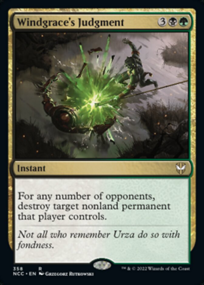Windgrace's Judgment [Streets of New Capenna Commander] | Tabernacle Games