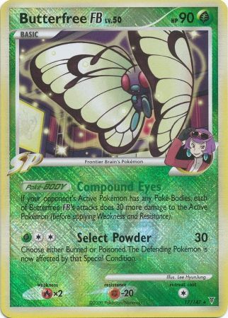 Butterfree FB LV.50 (17/147) (League Promo) [Platinum: Supreme Victors] | Tabernacle Games