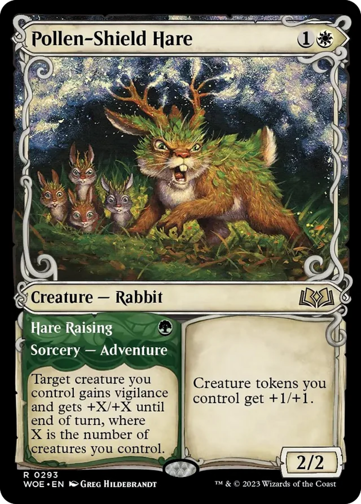 Pollen-Shield Hare // Hare Raising (Showcase) [Wilds of Eldraine] | Tabernacle Games