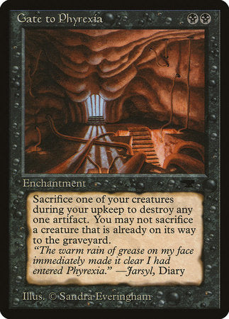 Gate to Phyrexia [Antiquities] | Tabernacle Games