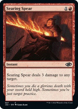 Searing Spear [Jumpstart 2022] | Tabernacle Games