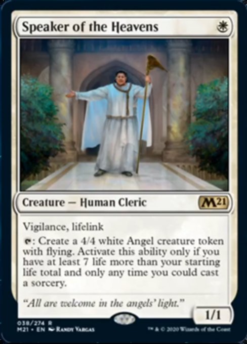 Speaker of the Heavens [Core Set 2021] | Tabernacle Games