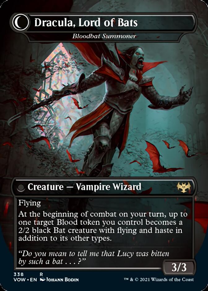 Voldaren Bloodcaster // Bloodbat Summoner - Dracula, Lord of Blood // Dracula, Lord of Bats [Innistrad: Crimson Vow] | Tabernacle Games