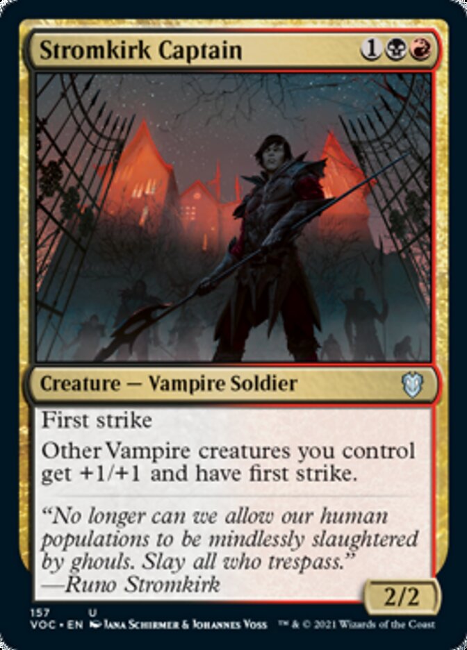 Stromkirk Captain [Innistrad: Crimson Vow Commander] | Tabernacle Games