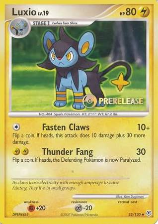 Luxio (52/130) (Prerelease Promo) [Nintendo: Black Star Promos] | Tabernacle Games