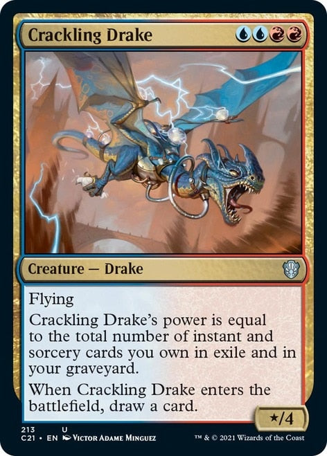 Crackling Drake [Commander 2021] | Tabernacle Games