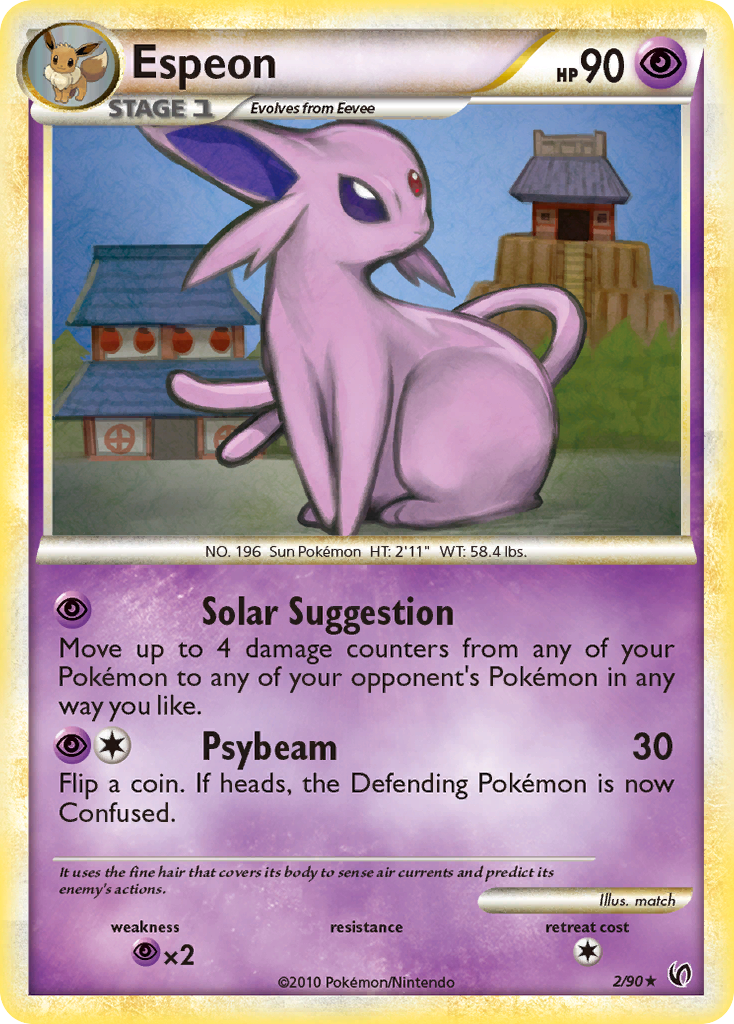 Espeon (2/90) [HeartGold & SoulSilver: Undaunted] | Tabernacle Games