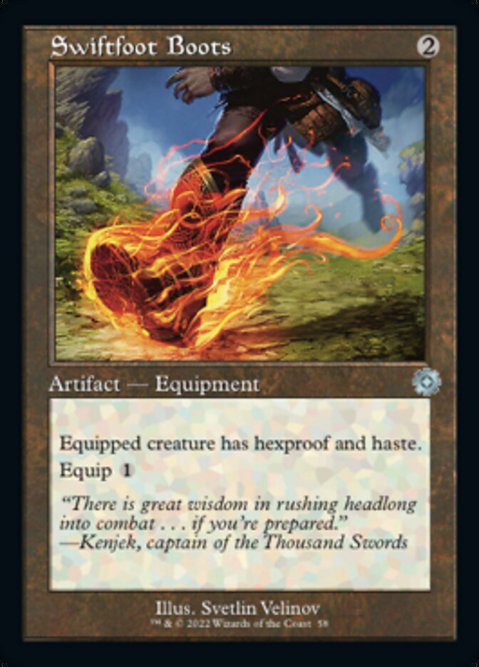 Swiftfoot Boots (Retro) [The Brothers' War Retro Artifacts] | Tabernacle Games