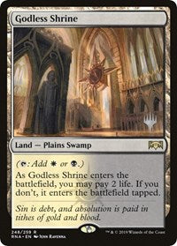 Godless Shrine [Promo Pack: Throne of Eldraine] | Tabernacle Games