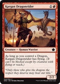 Kargan Dragonrider [Magic Game Night 2019] | Tabernacle Games