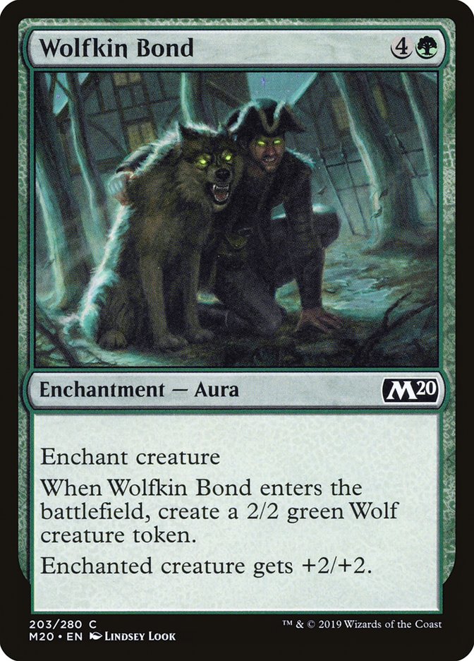 Wolfkin Bond [Core Set 2020] | Tabernacle Games