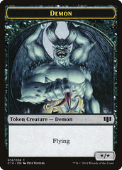 Demon (012/036) // Zombie (016/036) Double-sided Token [Commander 2014 Tokens] | Tabernacle Games