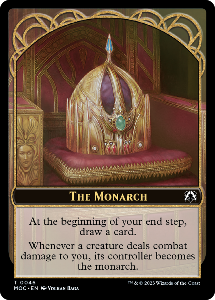 The Monarch // Shapeshifter Double-Sided Token [March of the Machine Commander Tokens] | Tabernacle Games