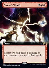 Storm's Wrath (Extended Art) [Theros Beyond Death] | Tabernacle Games