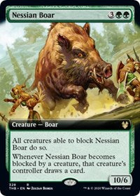 Nessian Boar (Extended Art) [Theros Beyond Death] | Tabernacle Games