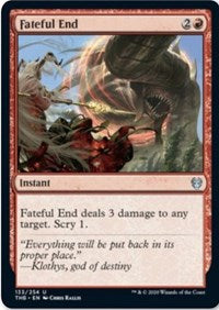 Fateful End [Theros Beyond Death] | Tabernacle Games
