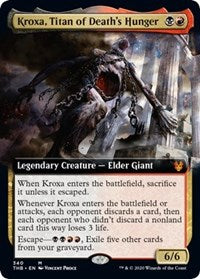 Kroxa, Titan of Death's Hunger (Extended Art) [Theros Beyond Death] | Tabernacle Games