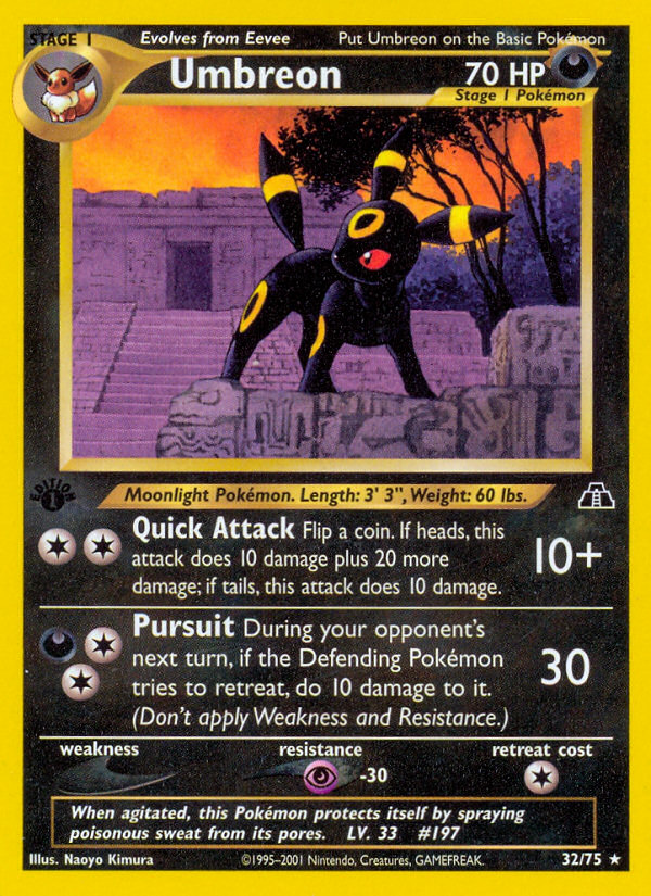 Umbreon (32/75) [Neo Discovery 1st Edition] | Tabernacle Games