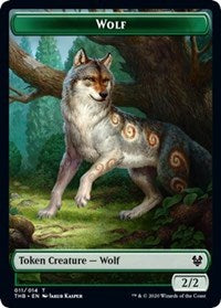 Wolf Token [Theros Beyond Death] | Tabernacle Games