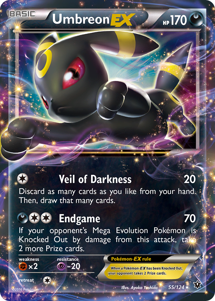 Umbreon EX (55/124) [XY: Fates Collide] | Tabernacle Games