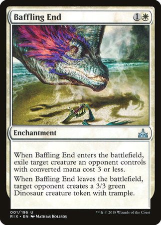 Baffling End [Rivals of Ixalan] | Tabernacle Games