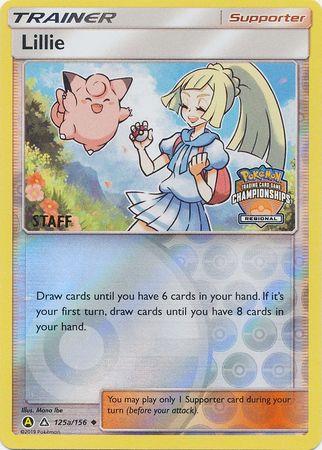 Lillie (125a/156) (Regional Promo Staff) [Sun & Moon: Ultra Prism] | Tabernacle Games