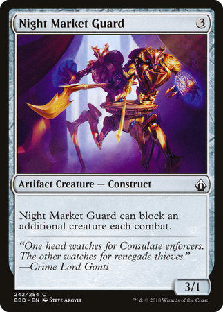 Night Market Guard [Battlebond] | Tabernacle Games