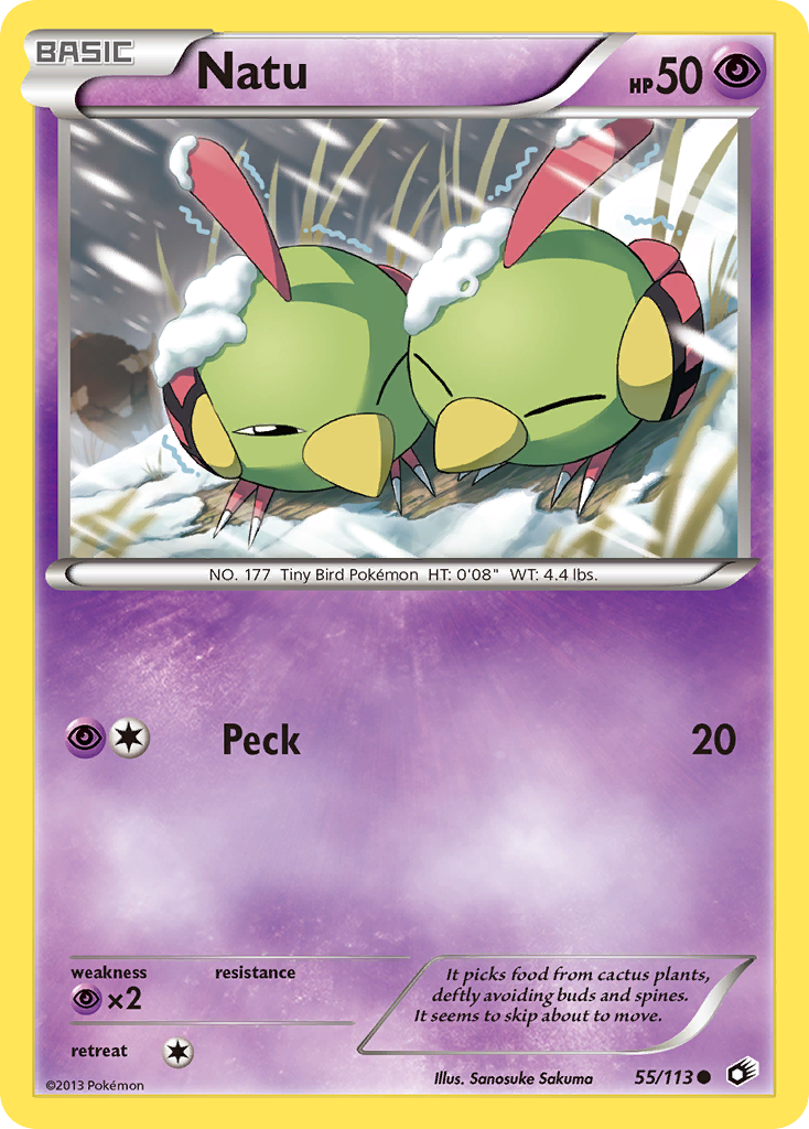 Natu (55/113) [Black & White: Legendary Treasures] | Tabernacle Games