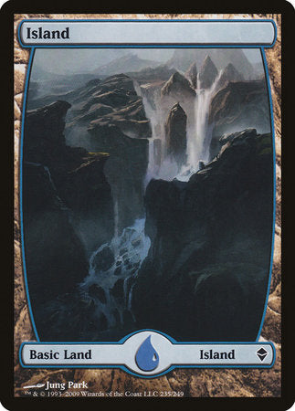 Island (235) - Full Art [Zendikar] | Tabernacle Games