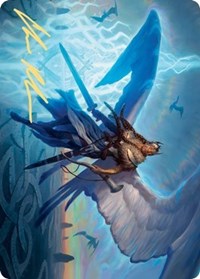 Righteous Valkyrie Art Card (Gold-Stamped Signature) [Kaldheim: Art Series] | Tabernacle Games