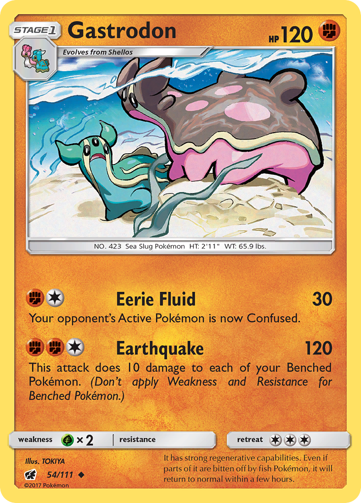 Gastrodon (54/111) [Sun & Moon: Crimson Invasion] | Tabernacle Games