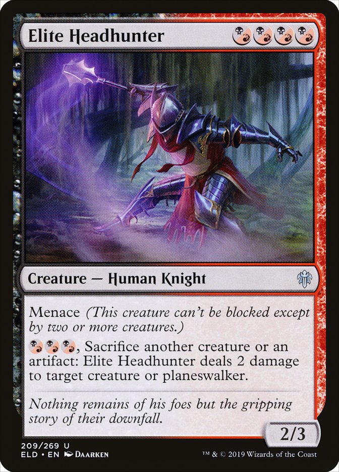 Elite Headhunter [Throne of Eldraine] | Tabernacle Games
