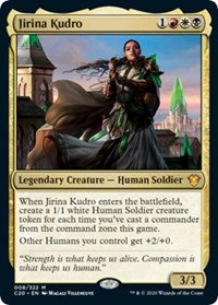 Jirina Kudro (Commander 2020) [Oversize Cards] | Tabernacle Games