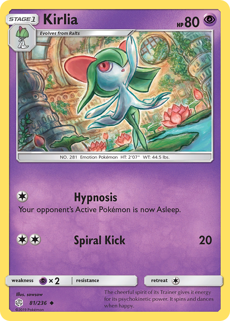 Kirlia (81/236) [Sun & Moon: Cosmic Eclipse] | Tabernacle Games