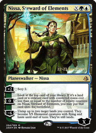 Nissa, Steward of Elements [Amonkhet Promos] | Tabernacle Games