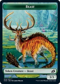 Beast Token [Ikoria: Lair of Behemoths] | Tabernacle Games