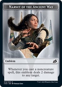 Emblem - Narset of the Ancient Way [Ikoria: Lair of Behemoths] | Tabernacle Games