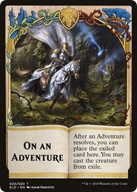 On An Adventure // Spirit Double-sided Token (Challenger 2020) [Unique and Miscellaneous Promos] | Tabernacle Games